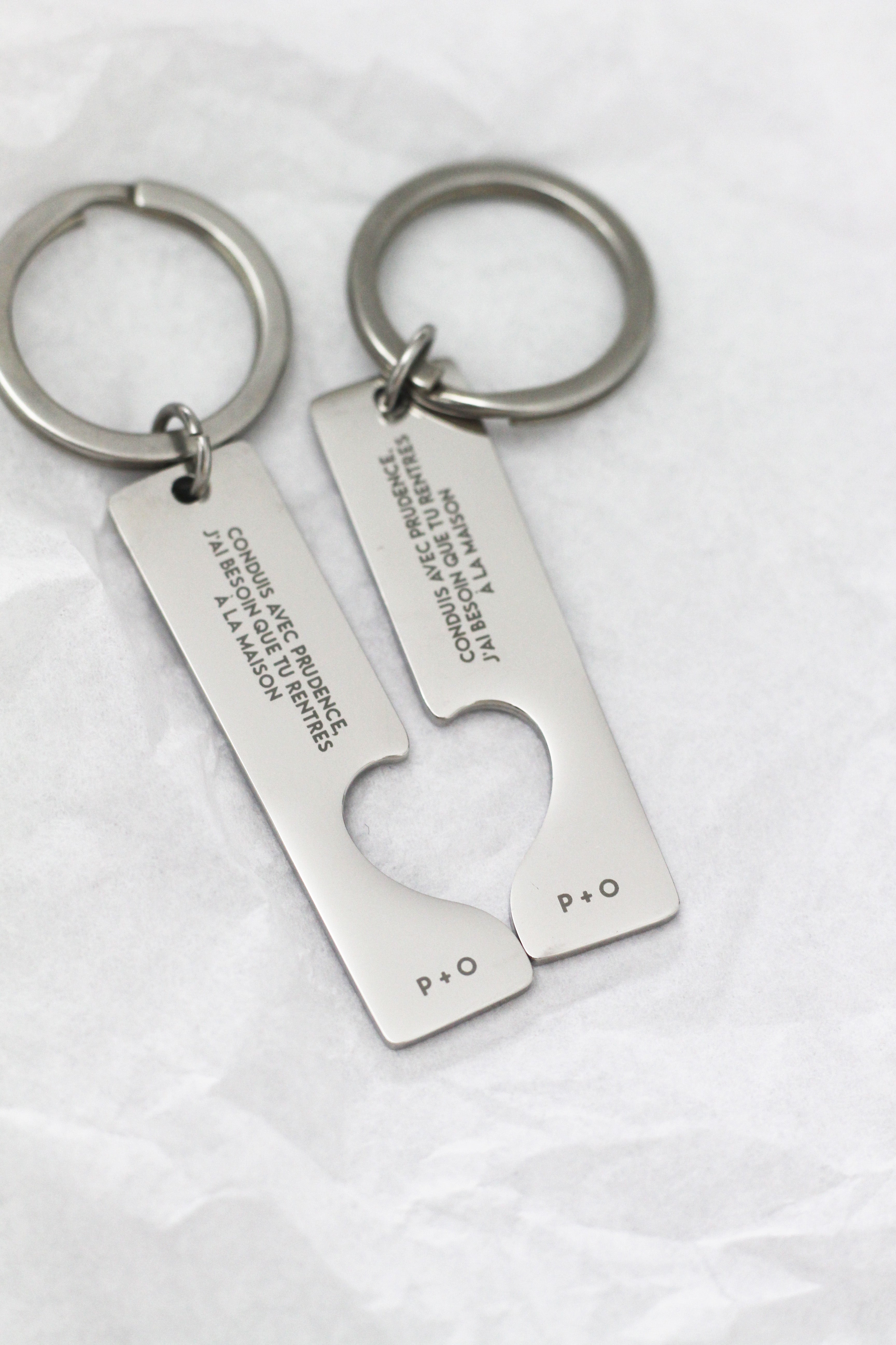 Porte clé couple