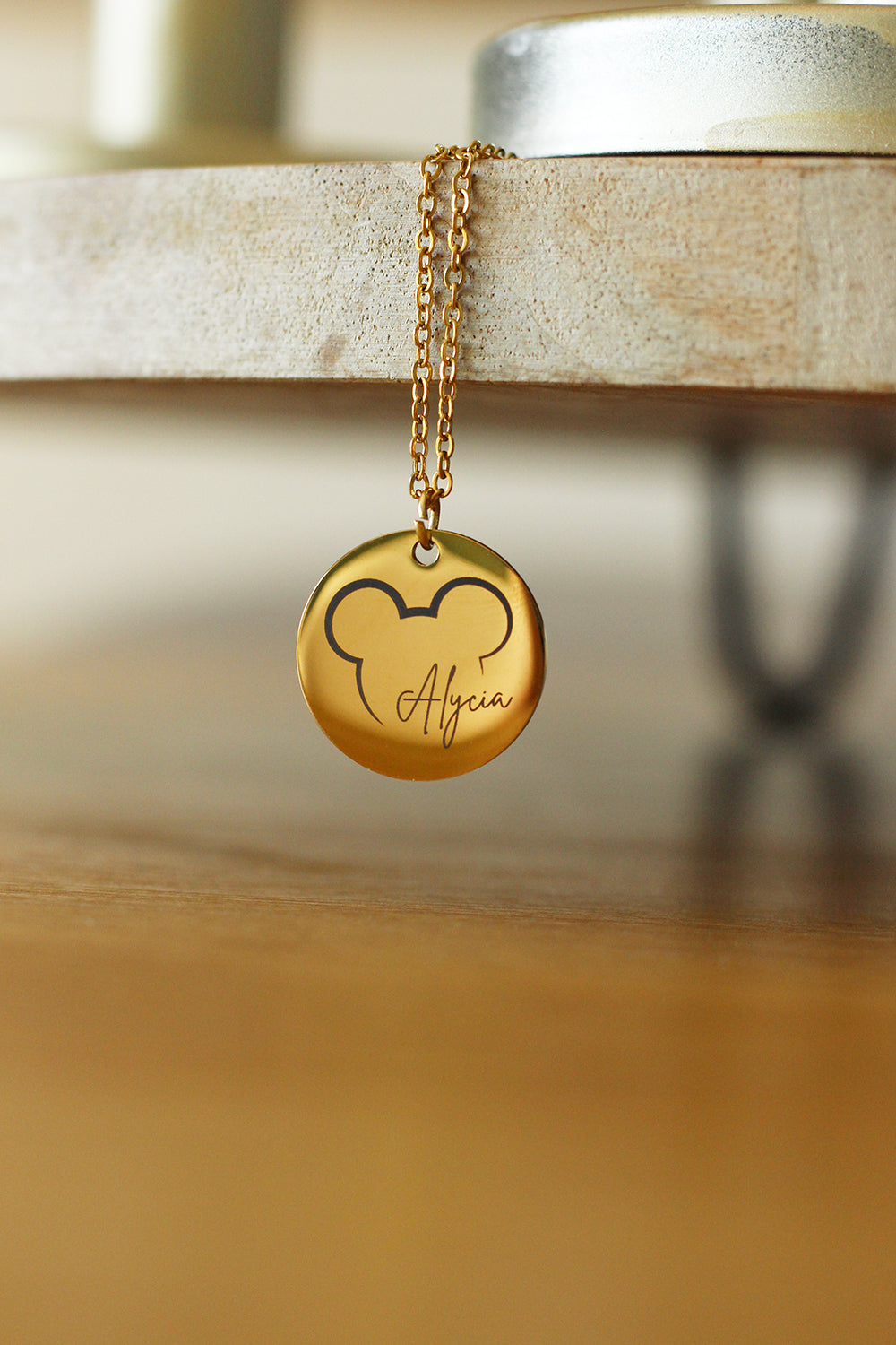 Collier pendentif Disney prénom