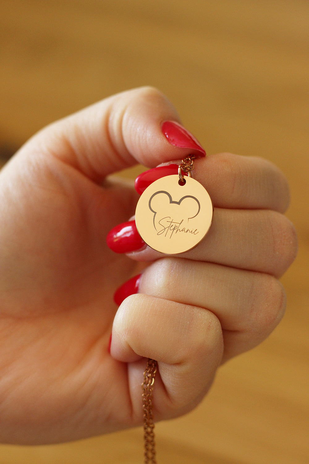 Collier pendentif Disney prénom
