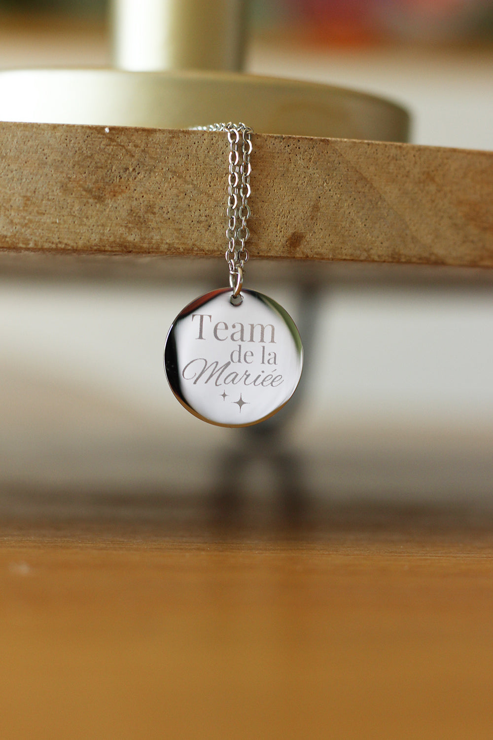 Collier pendentif "Team de la Mariée"