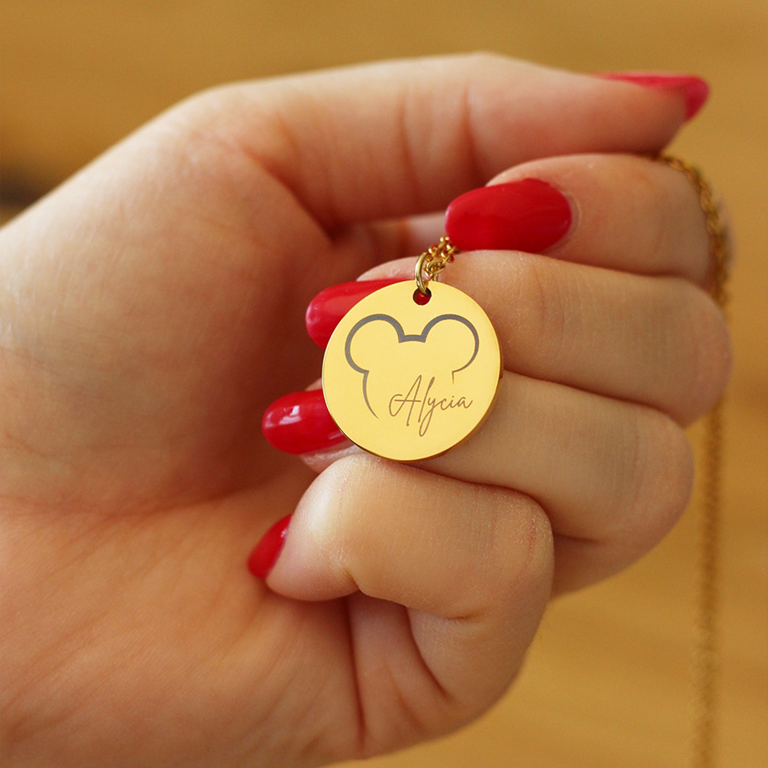 Collier pendentif Disney prénom